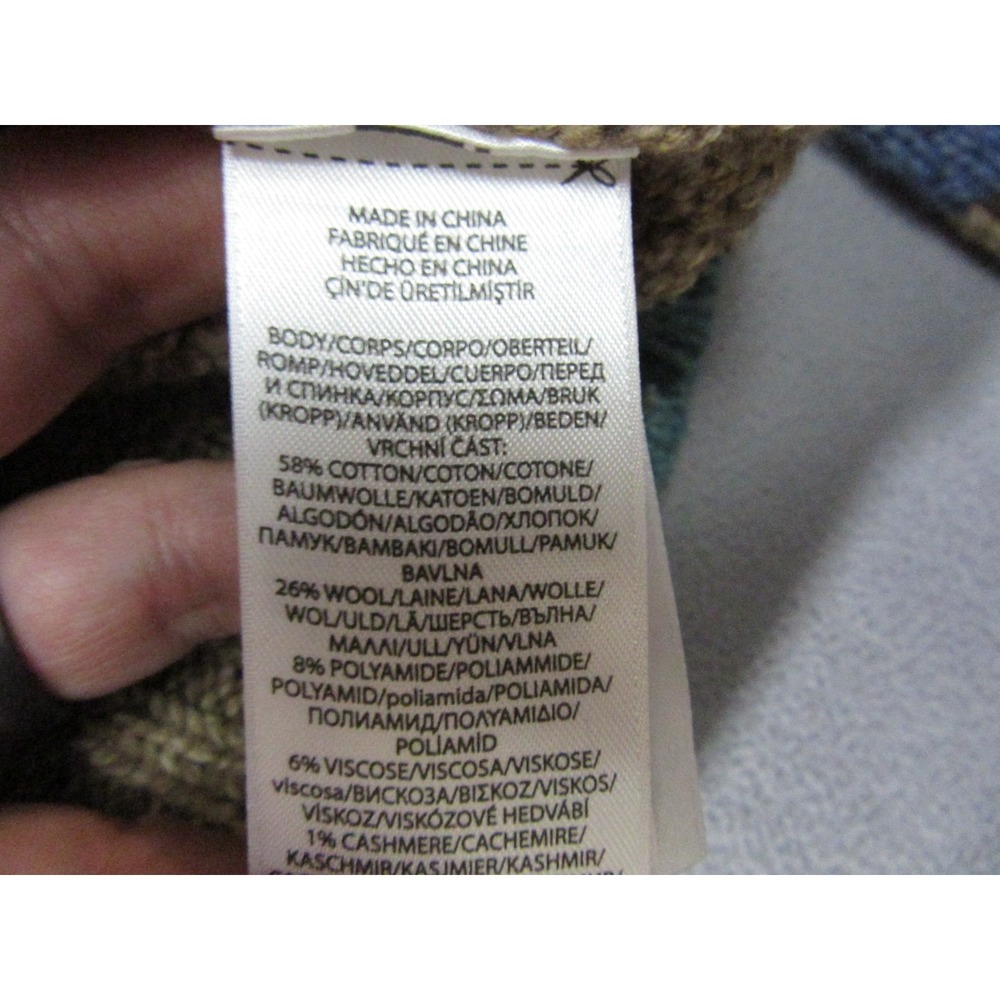 Polo Ralph Lauren Sweater Womens Small Beige Southwestern Aztec Wool Blend - Picture 5 of 14